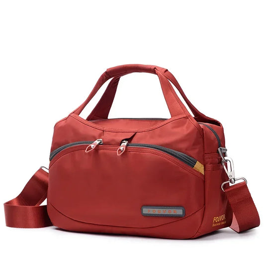 Women's Nylon Bag 2025 New Fashion Large Capacity Shoulder Bags Oxford Handbag Ladies Casual Travel Canvas Tote 2587-10