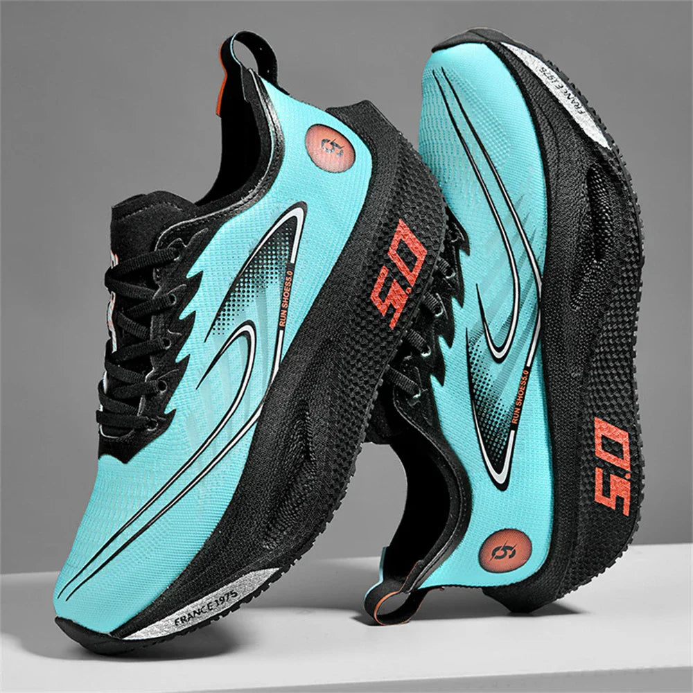 Men's Lightweight Breathable Mesh Training Running Shoes - Non-Slip, Casual Athletic Sneakers for Outdoor Sports & Jogging