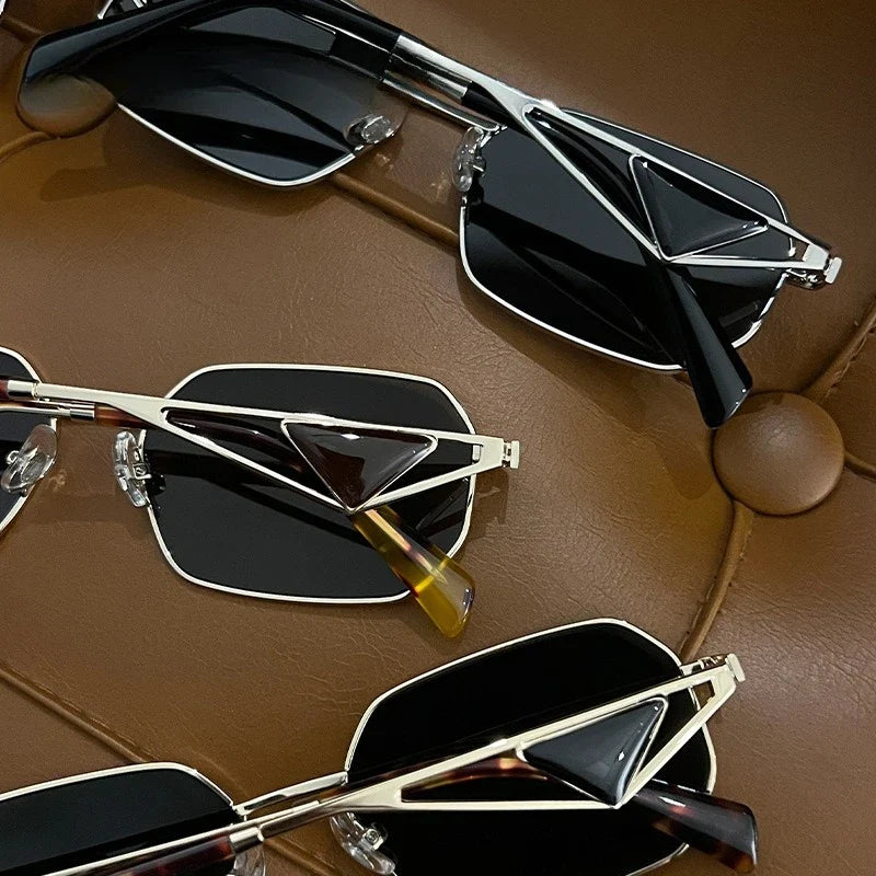 New Fashion High-end Personality Man Sunglasses Brand Designer Vintage Travel Female Sun Glasses Eyewear Shade UV400 Protection