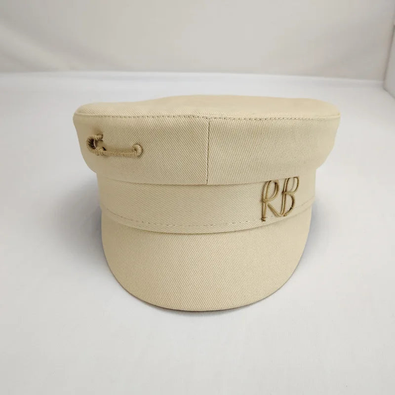 Brand Designer Women Hat Caps Fashion Cotton Pin decoration Letter Newsboy Caps