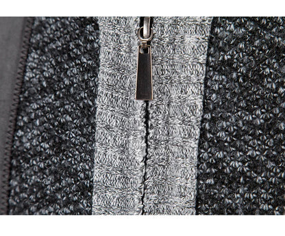 Autumn Spring Sweater Men's Cardigan Zip Up Turtleneck Jacket Y2K Sweatshirt Winter Hombre Cold Coat Knitted Jumper Sweatercoat