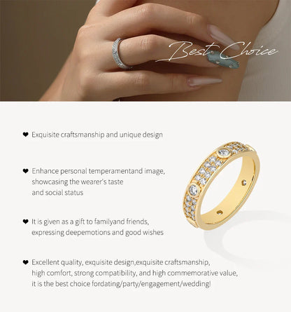 Sparkling Bezel Set Moissanite Ring for Women s925 Sterling Silver Rings Wedding Engagement Luxury Jewelry Gifts Choice