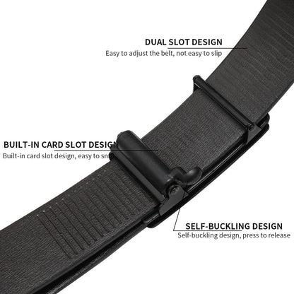 2026 New Product Belt Men's High Quality Toothless Automatic Buckle Casual Men Belt Men's Business Fashion Belt