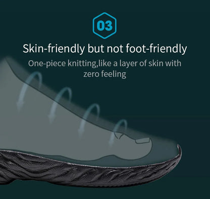 New Black Running Shoes for Men Waterproof Breathable Training Sneakers Male Outdoor Anti-Slip Trekking Sports Shoes