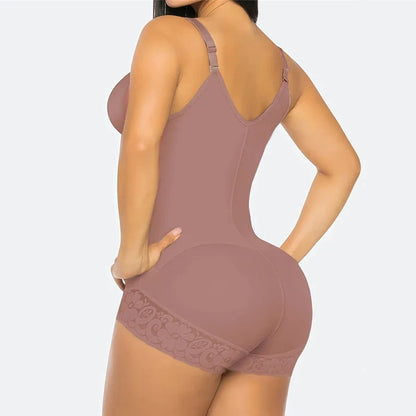 Women' Corset Compression Garments Abdomen Shaping Short Vest Girdles Postpartum Post Liposuction Bodysuit Fajas Colombianas