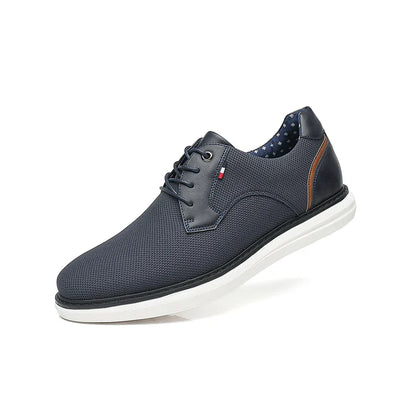 2025 Spring/Summer New Men Shoes Comfy Luxury Brand Men Casual Shoes Lace Up Business Style Dress Shoes BHKH Men Shoes