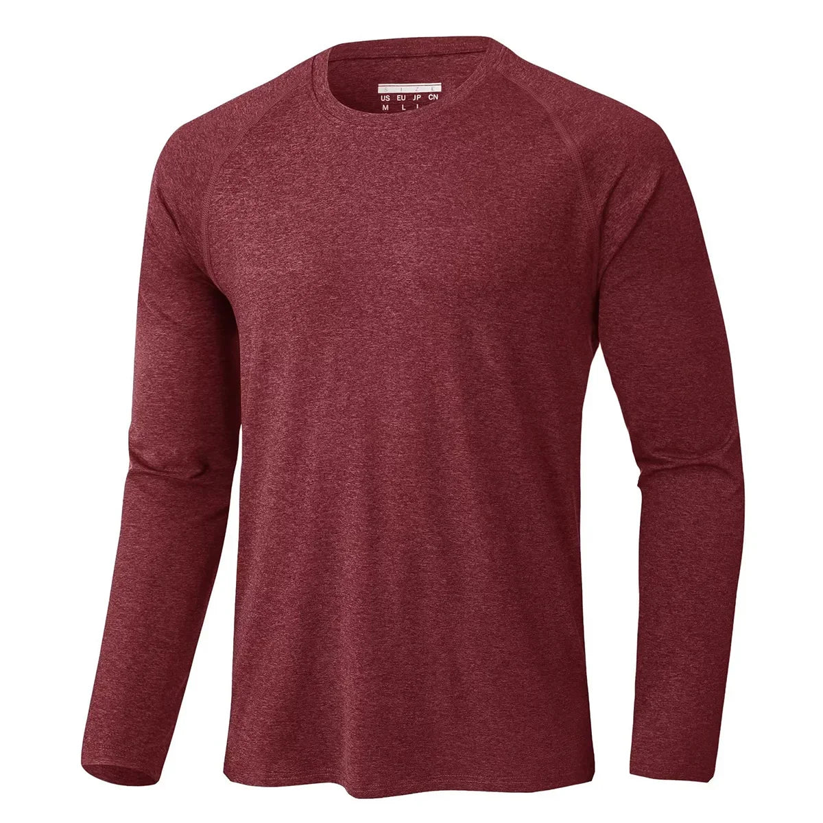 Men's UPF 50+ Shirts Summer Long Sleeve Lightweight T-Shirt Quick Dry Breathable Shirt Outdoor Sport Gym Running Tops