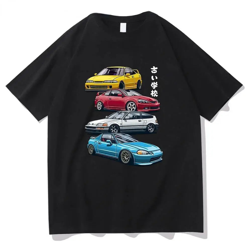 Initial D T Shirt Japanese Anime Graphic Funny Harajuku Manga T Shirt Fashion Casual Short Sleeve Plus Size T Shirt Women