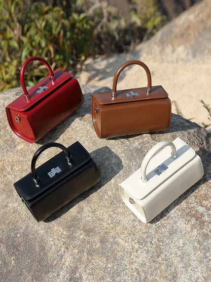 Genuine leather woman bag shoulder bag Handbags ladies crossbody bags luxury designer minimalism bag mini bag white