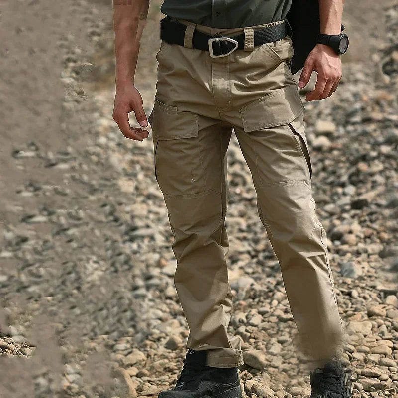 2026 City Tactical Cargo Pants Men Hiking   Hunting Pants Cotton Multi-pocket Stretch Flexible Man Casual Trousers
