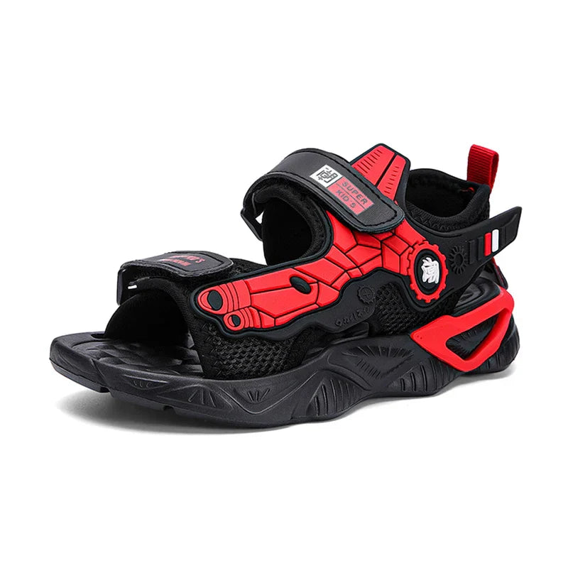 Summer Kids Outdoor Non-Slip Sandals 5-16Years Old Boys Fashion Sport Beach Shoes Breathable Children Casual Walking Sandials