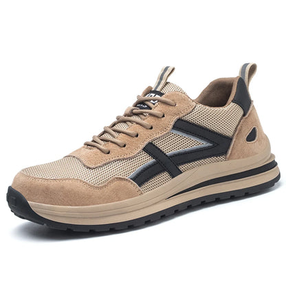 2022 Male Work Boots Indestructible Safety Shoes Men Steel Toe Shoes Puncture-Proof Work Sneakers Male Shoes Adult Work Shoes