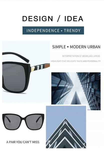 Trendy CAT EYE Sunglasses for women men UV400 Unisex Outdoor Eyewear with UV Protection Fashionable