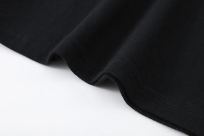 Street Women'S T-Shirts Cat Daily Weekend Black Printing Tops Soft Breathable O-Neck Short Sleeve Summer Casual Female Clothes ﻿