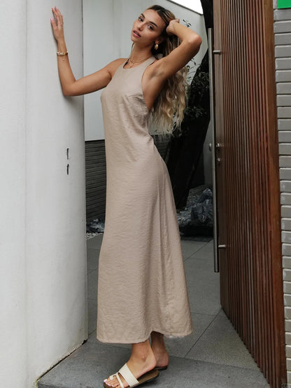 2024 Summer Women Backless Elegant Dress