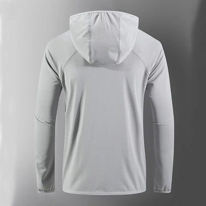 UPF50+ Summer UV Protection Hoodie Unisex Skin Coat Breathable Ice Silk Outdoor Sports Couple's Beach Street Lightweight Jacket