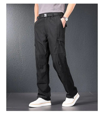 2026 New Hiking Pants Men Spring Summer Ice Silk Cooling Lightweight Outdoor Casual Pants for Men Quick Dry Fishing Travel Pants