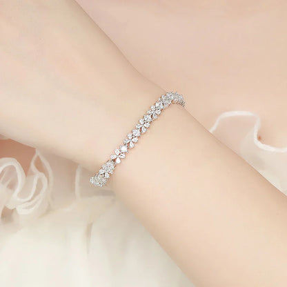 D Color Butterfly Shape Moissanite Tennis Bracelet For Women Man S925 Sterling Silver Sparkling Hand Chain Fine Jewelry