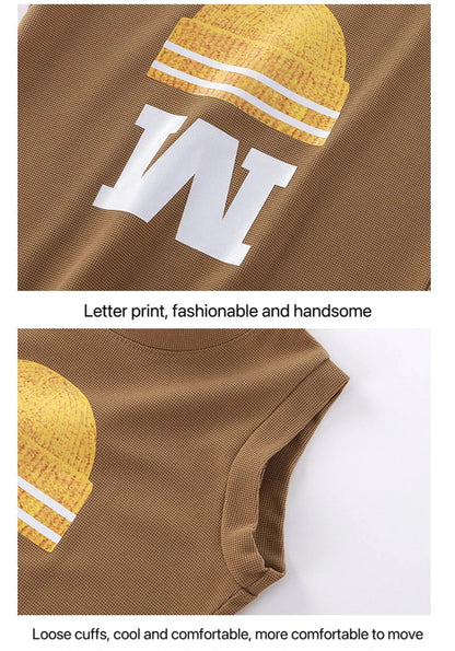 1Set Boys Girls Leisure Set Fashion Cartoon Children Short Sleeve Shorts Sets Summer Kids Clothes Baby Tee+Short Pants Tracksuit