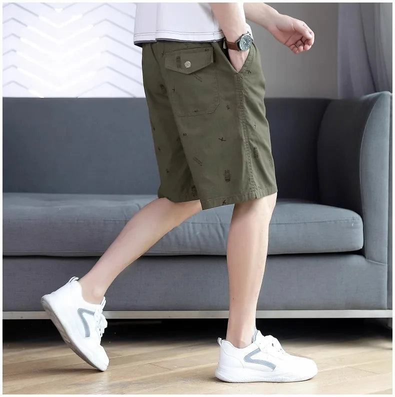 Mens Cotton Shorts Sport Casual Shorts Men's Light Weight Running Shorts Gym Cool Breathable Shorts