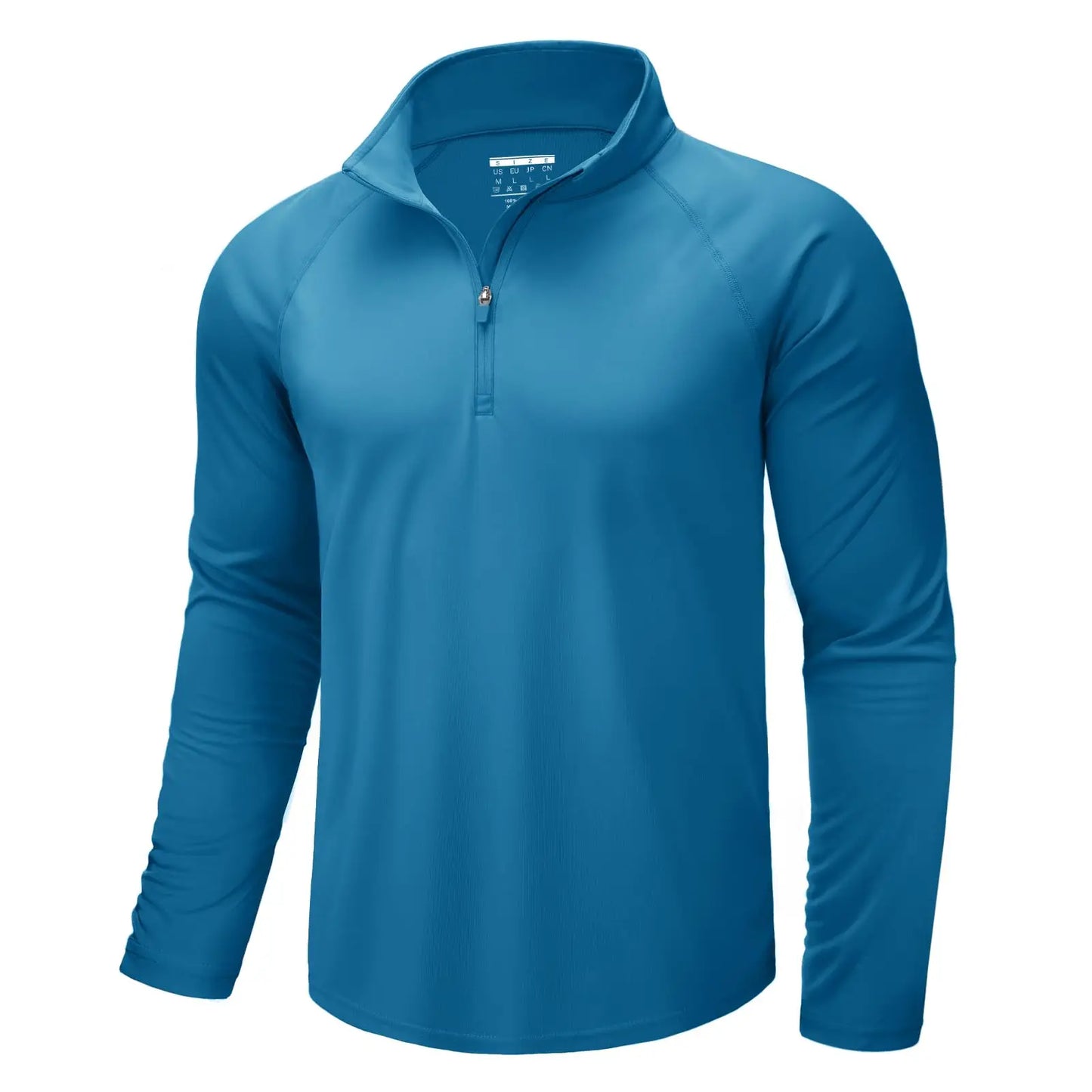 Mens UPF50+ UV Protection T-Shirt Lightweight Long Sleeve Quick Dry Fishing Shirt Outdoor Hiking Workout Rash Guards