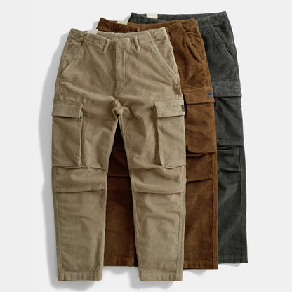 Work Pants, Outdoor Multi Pocket Corduroy Pants Autumn and Winter Casual Pants Men's Military Pants Daily Training Sports Pants
