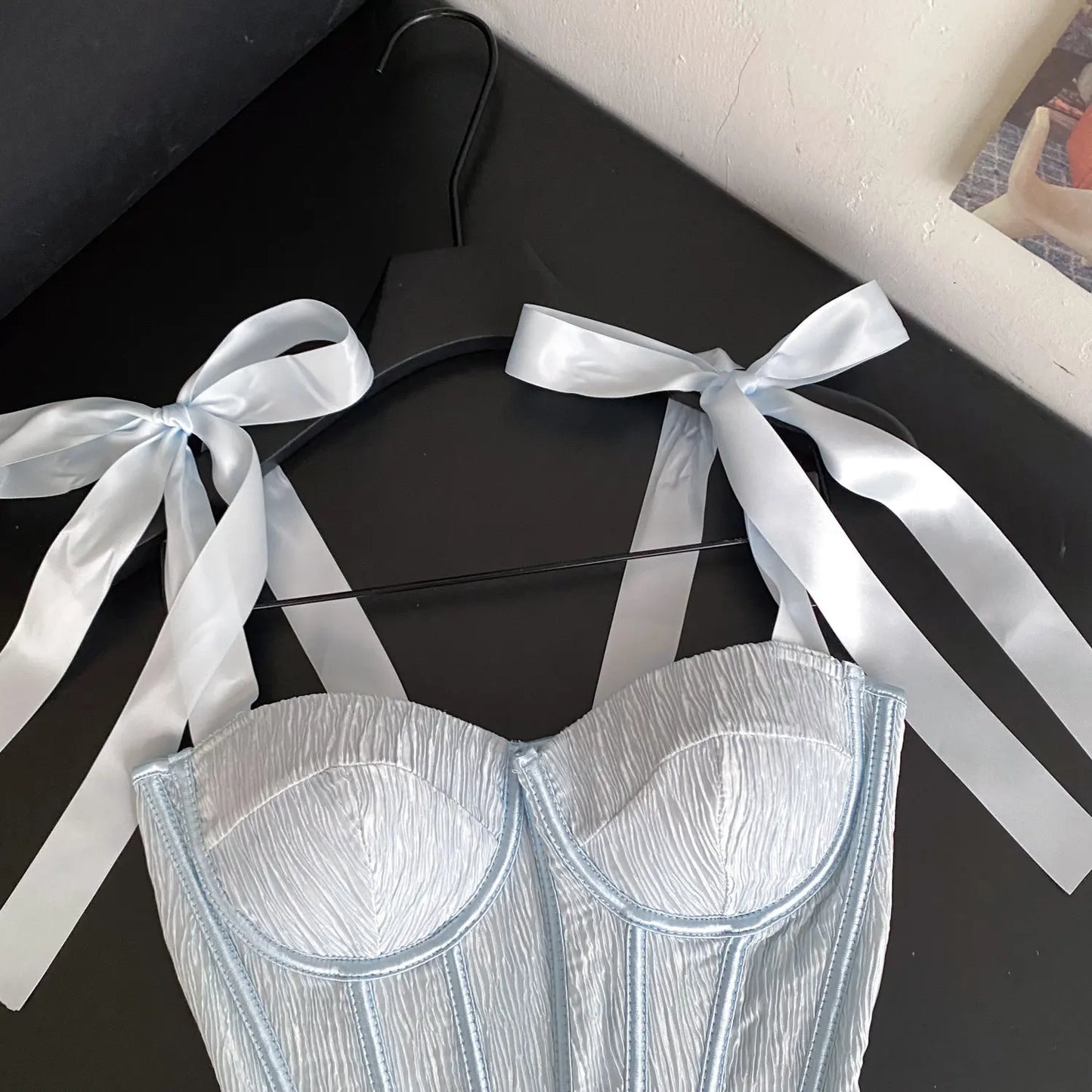 Luxury Party Corset Top Ladies French Style Lace Up Texture Senior Sexy Camisole Summer Retro Sensual Bodycon Tank Top