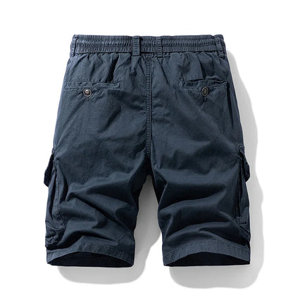 Summer Men Cargo Cotton Shorts Mens Beach Multi Pocket Shorts Pants Man Spring Casual Fashion Joggers Shorts Male Dropshipping