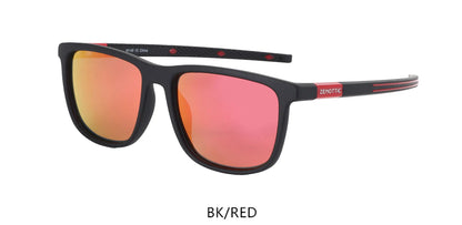 Square Polarized Sunglasses for Men - Lightweight TR90 Frame UV Blocking Shades for Driving Fishing Golf Sports