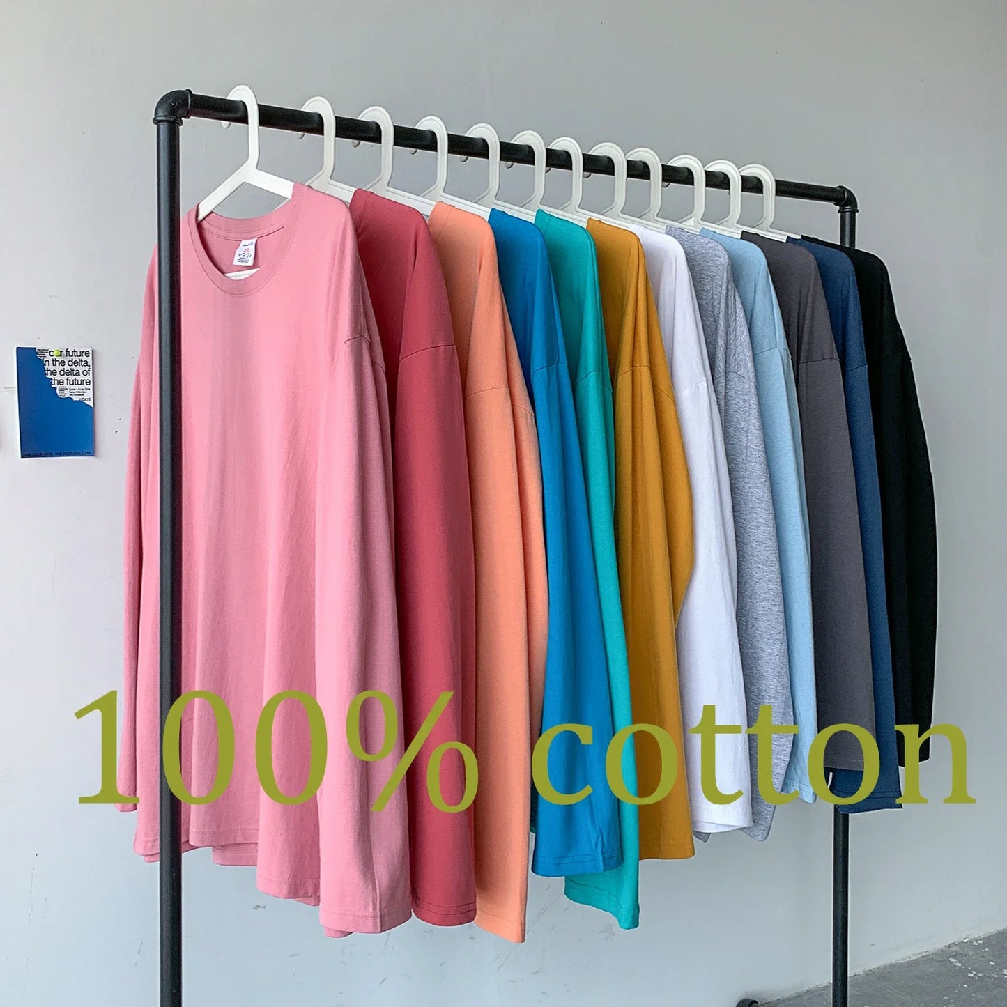 2025 Spring Autumn Long Sleeve T-shirts Men O-Neck Collar Cotton Long T Shirts Men Fashion Casual Comfortable Long T-Shirts Men