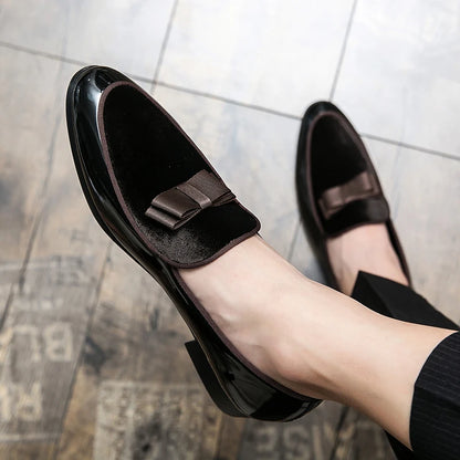 38~48 Mens Dress Italy Paty Leather Wedding Luxury Designer Flats Business Formal Gentleman Casual Driving Shoes for Men Loafers