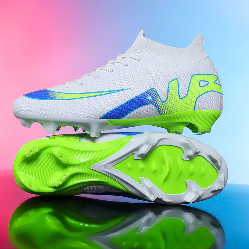 New Men Football Boots Grass Futsal Sneakers High-quality Match Cleats High-top Non-Slip Soccer Shoes Indoor Hot-selling Outdoor