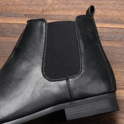 Size 7~13 Men Chelsea Boots Italian Style Ankle Boots soft leather Men Boots