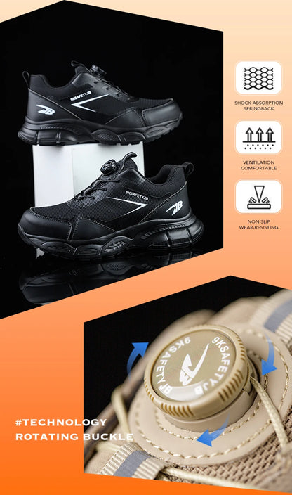 New 2025 Insulation Shoes Construction Work Boots Anti-smash Anti-puncture Safety Shoes Men Steel Toe Boots Indestructible Shoes