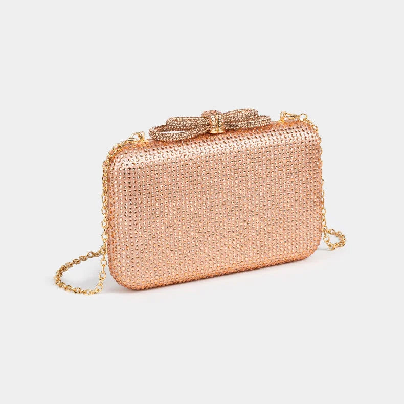 Diamond Evening Bag Clutch Silk Fabric New Crossbody Shoulder Fashion Luxury Brand Vip Women's Purses Bags Casual Party Handbag