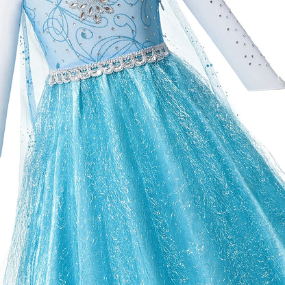 Children Costume Girl Dress Halloween Princess Cosplay Party Rapunzal Anna Elsa Birthday Clothes