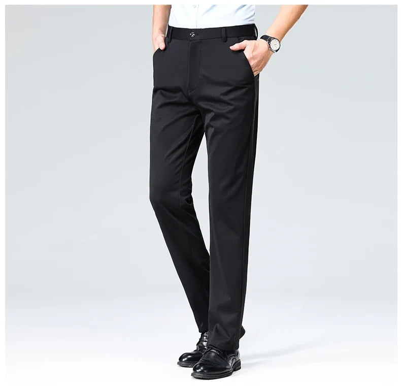 Golf pants Men Spring Summer Elastic Pants Quick Drying Quality Business Casual Pants