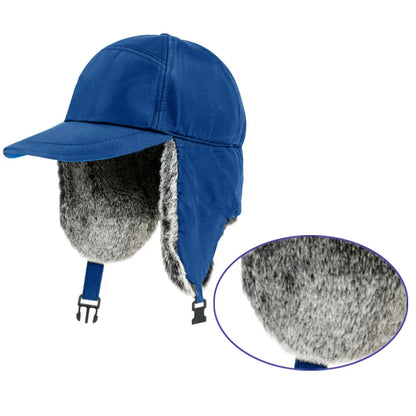 Russian Hat Men Women Waterproof Snow Ski Earflap Cap Thick Warm Fleece Lined Autumn Winter Hat Male Female Trapper Caps
