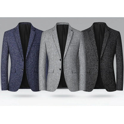 2026 Spring New Arrival Men's Business Casual Blazer High Quality Suit Jacket Comfortable Daily Wear Office Work Outwear