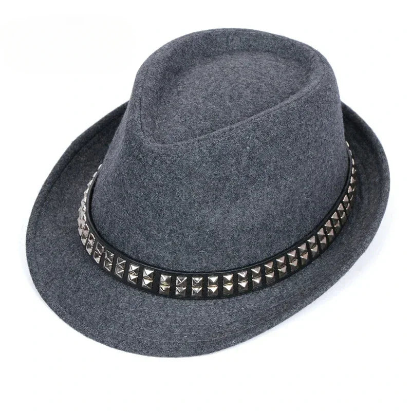 Winter Solid Fedoras For Men Top Jazz Hat Adult Bowler Hats Classic Version Chapeau Hats