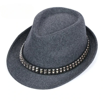 Winter Solid Fedoras For Men Top Jazz Hat Adult Bowler Hats Classic Version Chapeau Hats