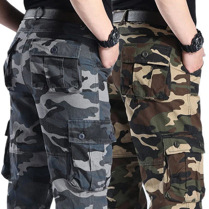 Pants Men Hiking Pants Cargo Work Camo Outdoor Sports Trousers Hip Hop Streetwear Tactical Pants