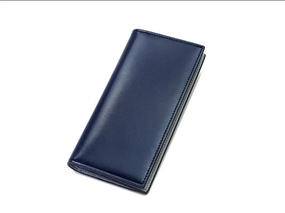 Japane Style Genuine Leather Long Men's Wallet Cowhide Multifunctional Women's Card Holder Clutch