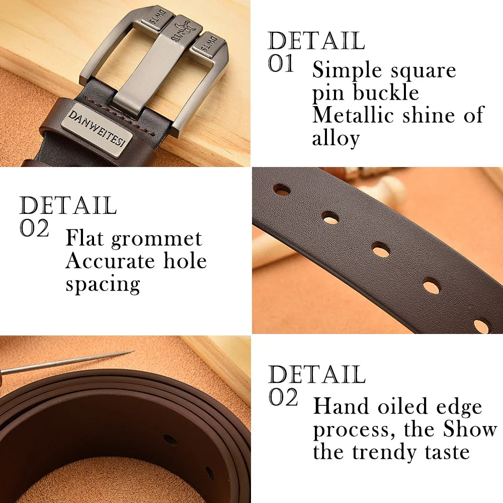 Men Belt Male High Quality Belt Men Male Strap Luxury Pin Buckle Genuine Fancy Vintage Jeans Free Shipping