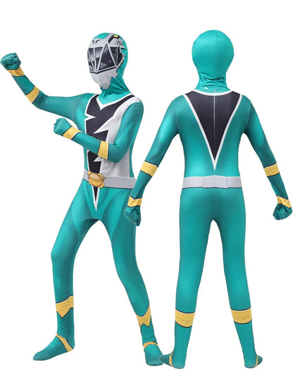 Anime Fancy Adult Kids Ranger Kishiryu Sentai Ryusoulger Cosplay Costume Jumpsuit Halloween Party Role Play Child Men Clothes