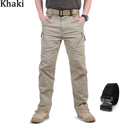 City Military Tactical Pants Men SWAT Combat Army Trousers Men Hiking Hunting Waterproof Wear Resistant Casual Cargo Pants