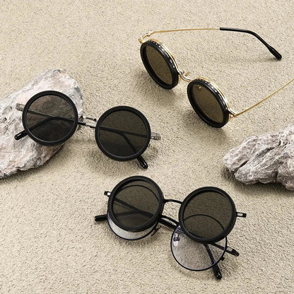 High Quality Magnetic Clip ND9 Rotating Adjustable Dimming Polarized Sunglasses Prescription Available Fishing Shades UV400