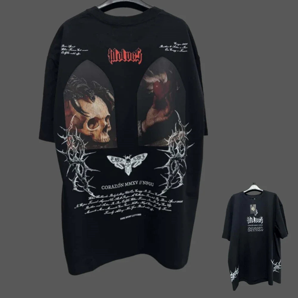 JAPAN BUSHIDO Anime Printed Men T-shirt City Fitness Training Sportswear Loose Casual Crewneck Men's T Shirts Couples Cotton Tee