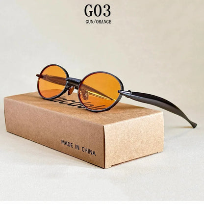 Oval Sunglasses Women Trendy 2025 Luxury Vintage Sunglass Fashion Glasses Dropshipping Lentes De Sol Mujer Lunette Soleil Femme