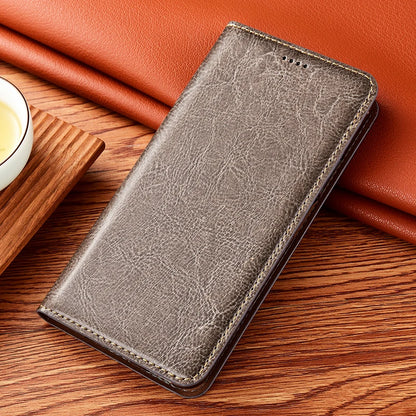 Crazy Horse Genuine Leather Flip Case For Apple iPhone 12 13 14 15 16 16e 17 Pro Max Plus Mini Air Phone Cover Card Cases